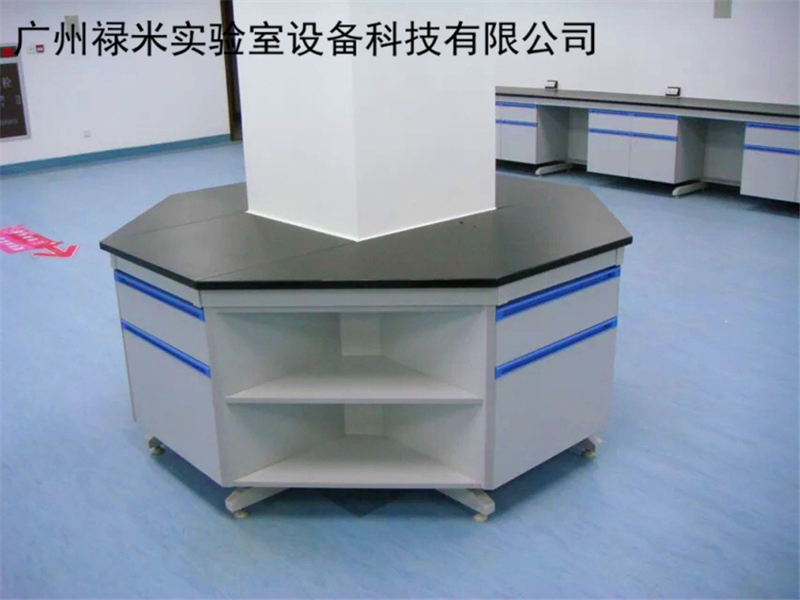 禄米实验室六边形实验台价格  六边形实验台批发      广东广州六边形实验台厂家直销LUMI-SYT929E
