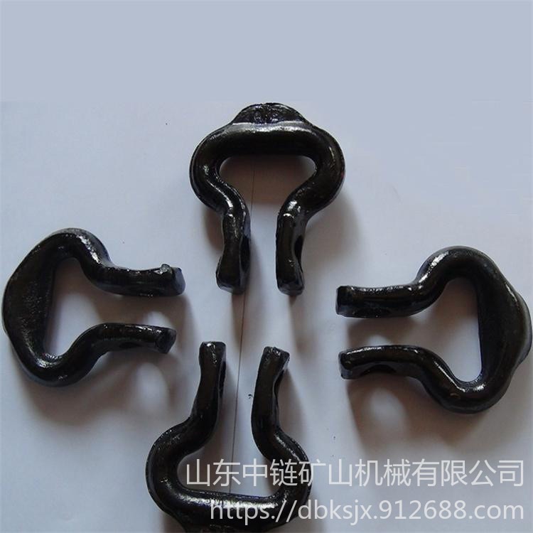 中链供应矿用刮板机链条 连接环 25锰钒材质锻打1864开口式接链环