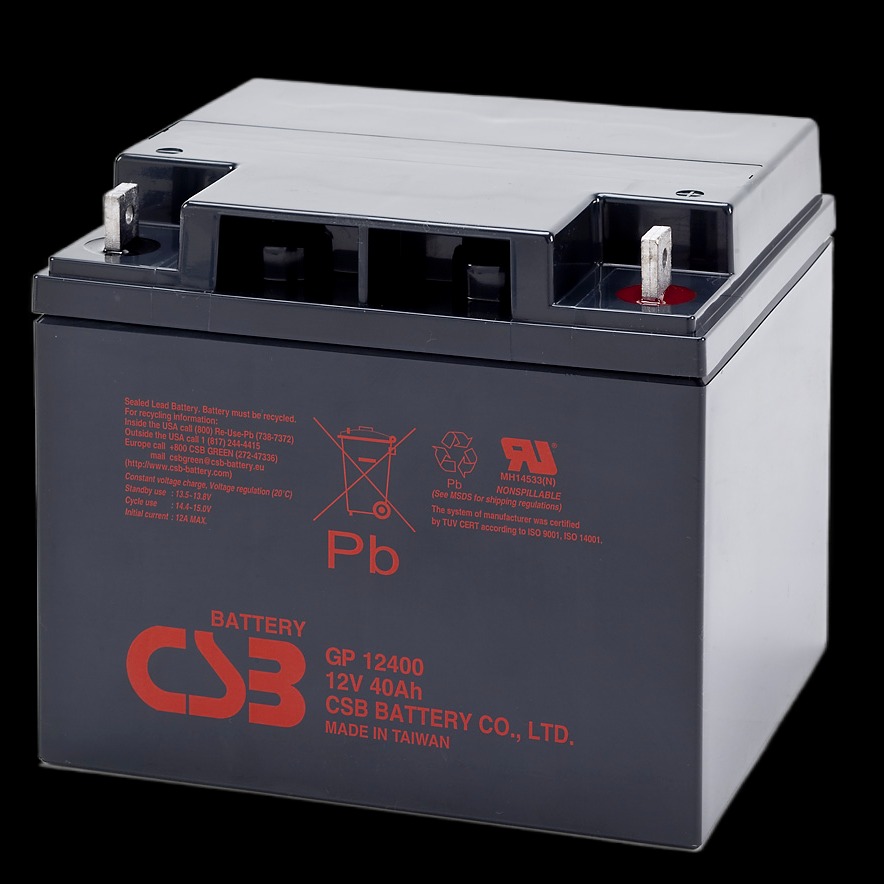 CSB蓄电池GP12400厂家直销CSB蓄电池12V40AH储能应急电池
