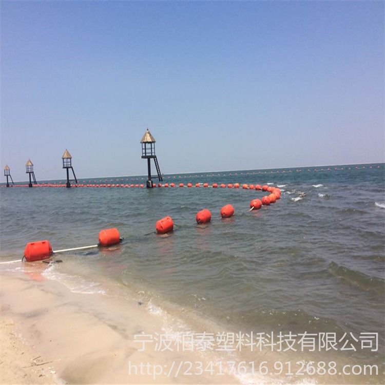 海边深水区警示浮筒 500750圆柱警戒线浮筒 海上警示标志浮球