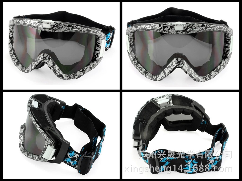 滑雪镜 双层防雾抗压滑雪镜 防紫外线滑雪镜 防风透气滑雪镜示例图11