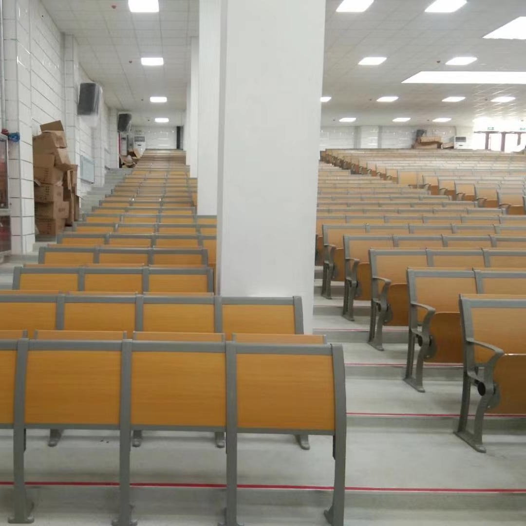 巨豪实木板阶梯教室连排椅生产厂家