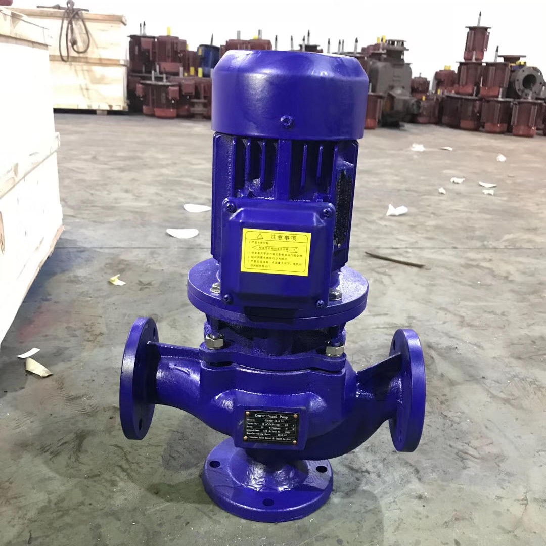 蓝升泵业ISG立式管道离心泵 单级单吸立式离心泵 不锈钢管道离心泵 ISG20-125立式离心泵