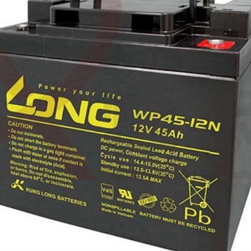 厂家直销广隆蓄电池WP45-12 广隆12V44AH 铅酸免维护电池 储能应急电池