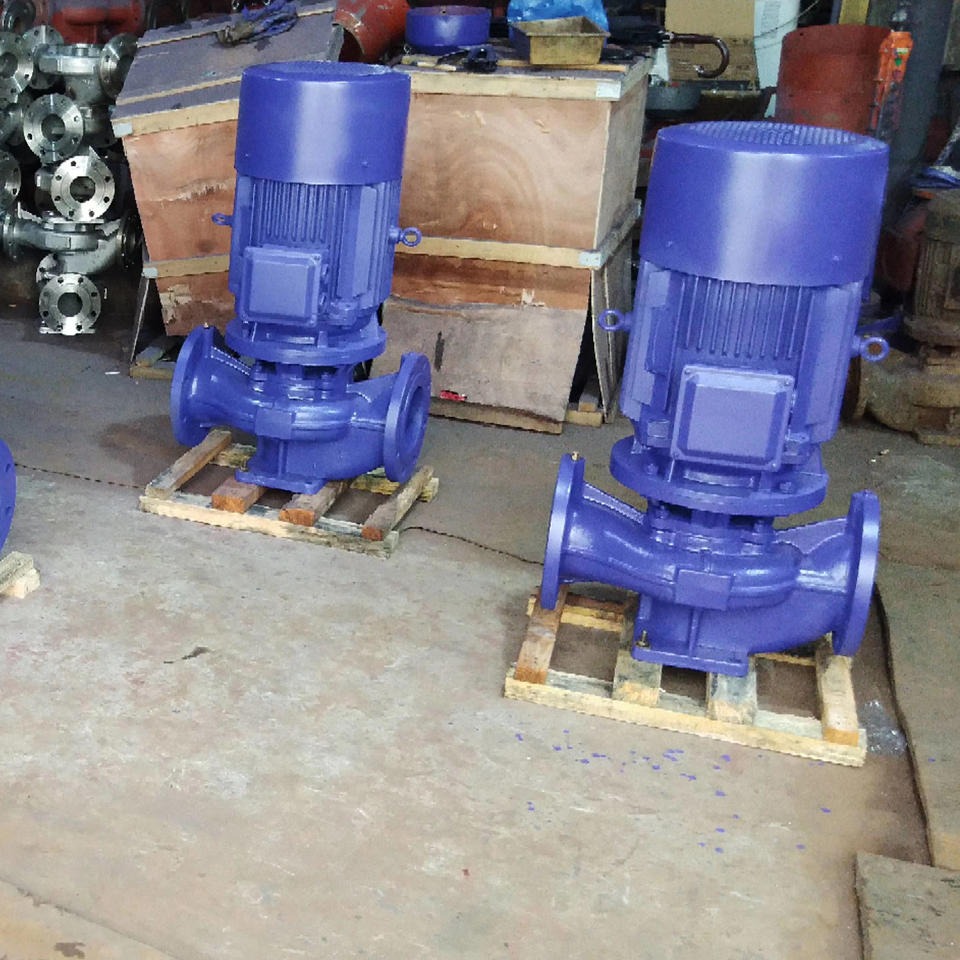 IRG80-125立式热水管道泵 耐高温立式管道泵 防爆管道离心泵 IRG管道离心泵 空调循环泵