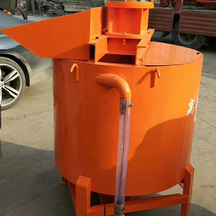 贵州黔西南州高速制浆机 涡流灰浆搅拌桶 单双层水泥搅拌机 砂浆泥浆搅拌机
