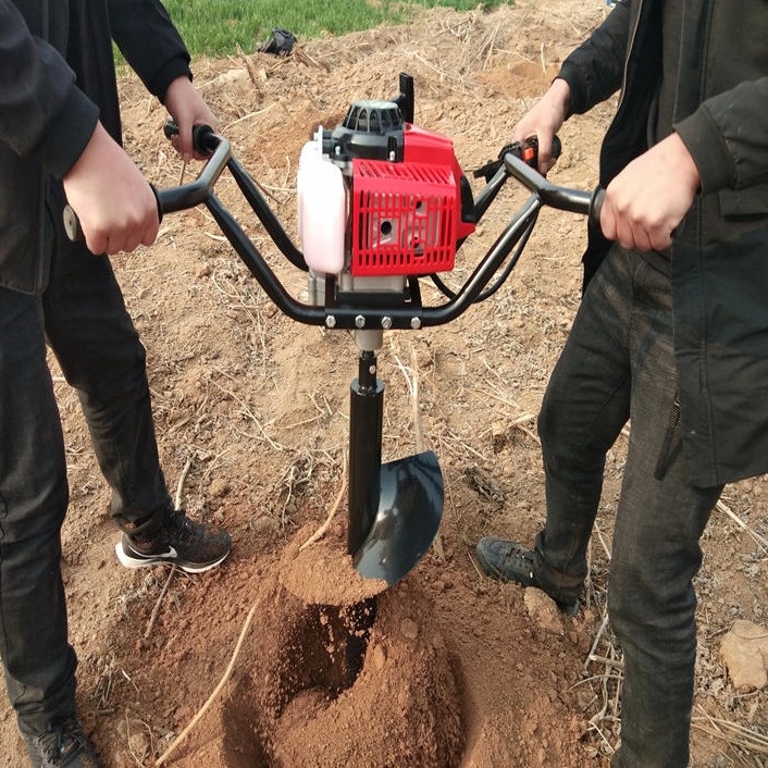 便携式植树挖坑机人工操作式地钻挖坑种植机械图片