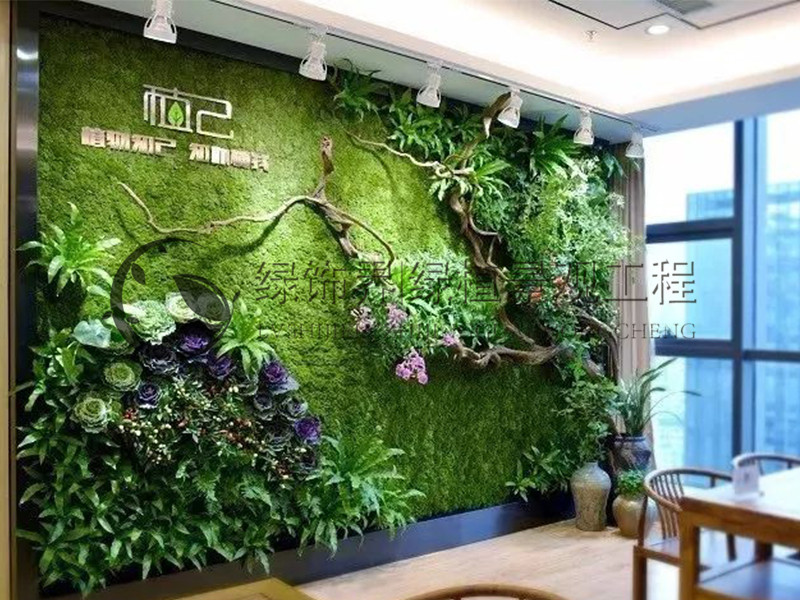 防紫外线绿萝植物墙大型绿植背景墙施工设计服务