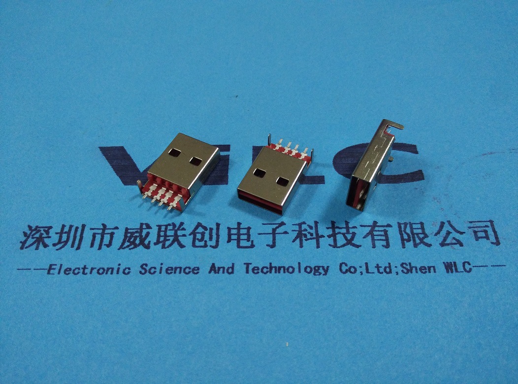USB A公正反插镀全金插头 铜壳示例图4