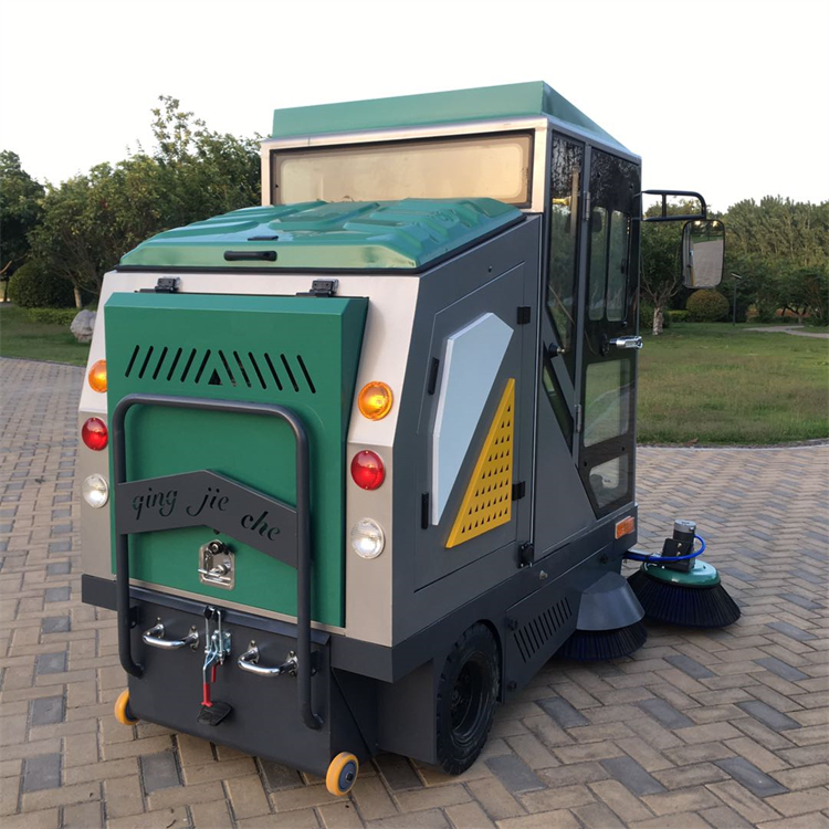 电动新能源扫地机 景区小型电瓶式清扫车 宏园 场地驾驶式扫地车