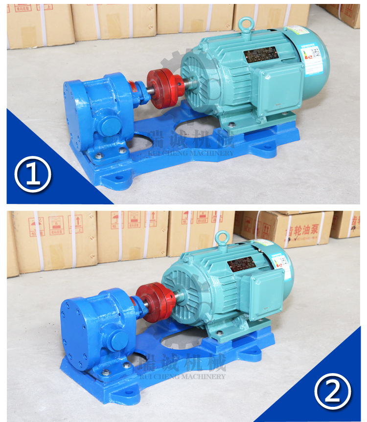 厂家供应 2CY-2.1型铸铁卧式高压齿轮泵 增压齿轮输油泵 现货批发示例图6