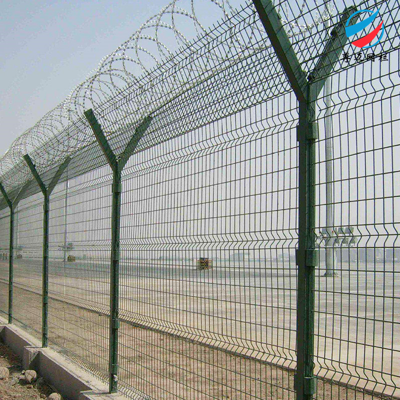 郑州 Y型柱机场护栏网 监狱防攀爬护栏网 Y型看守所护栏网厂家