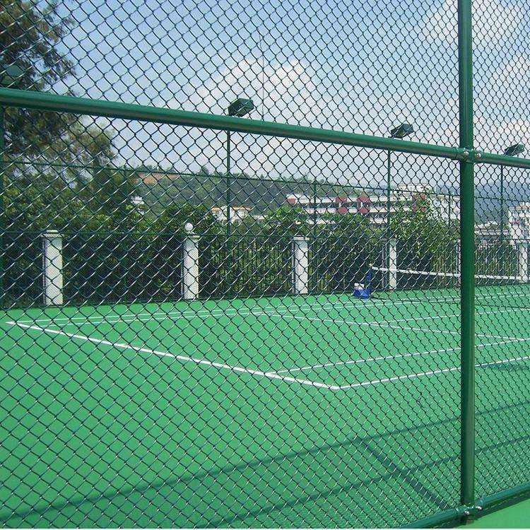 咸阳市学校网球场围网  浸塑排球场围网  低碳钢丝羽毛球球场围栏网  迅鹰涂塑球场围栏网厂家