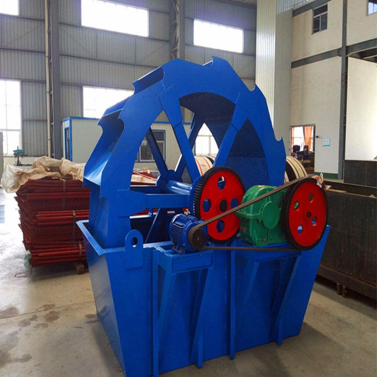 汇丰机械全自动双槽轮式洗砂机 轮斗式洗石机报价 洗砂机设备生产厂家