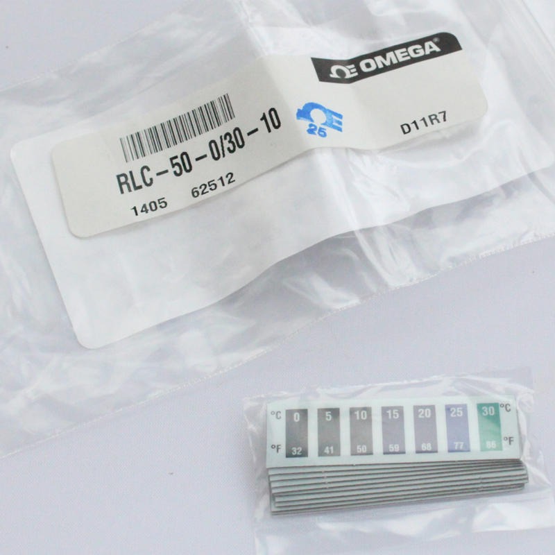 RLC-50-90/120-10,RLC-50-30/0-30,RLC-50-30/60-30美国Omega可逆温度标签