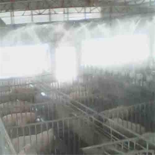川阳养殖场全自动喷雾除臭消毒设备牲畜人工造雾消毒除臭装置