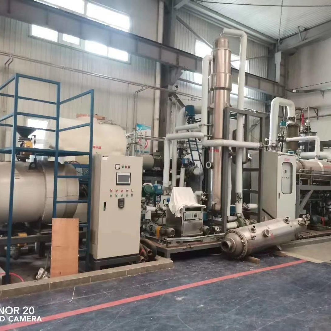 梁山华跃现货出售两套MVR蒸发器，蒸发量40kg，蒸发量120kg，接触物料为钛2205，电控西门子变频。图片