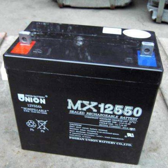友联蓄电池MX1255 友联蓄电池12V55AH UPS专用蓄电池 友联蓄电池图片