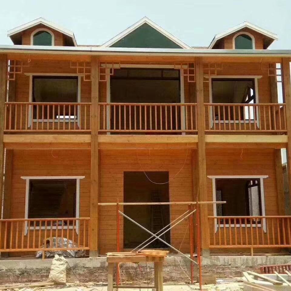 河南高端木屋 重型木屋 防腐木木屋生产定制 高端私人住宅图片