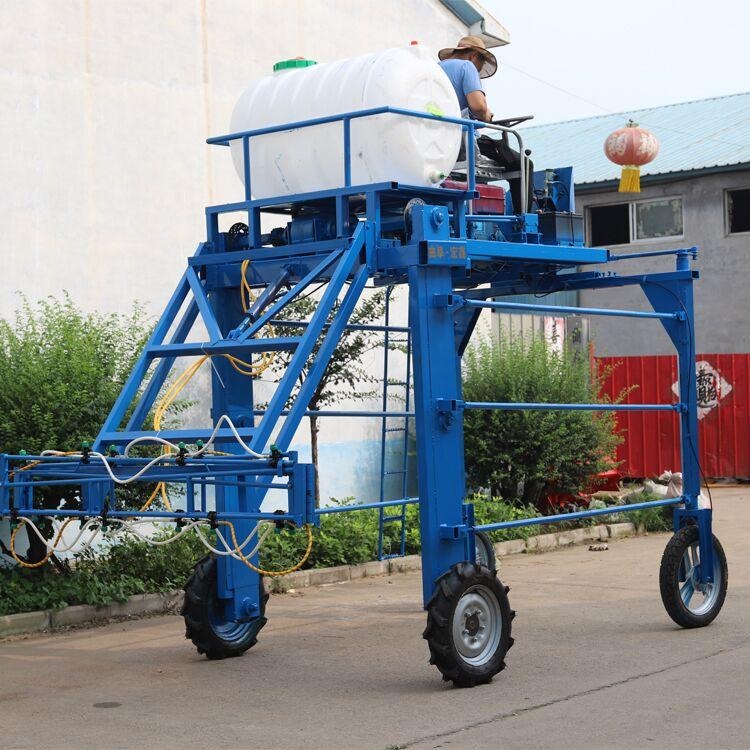 农用高架打药机  离地2米四轮打药机 多功能果园喷雾机