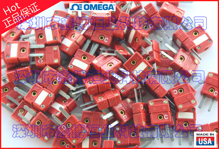 小号迷你插头带金属护线夹 SMPW-C-M+PCLM-SMP 美国OMGEA红色C型示例图2
