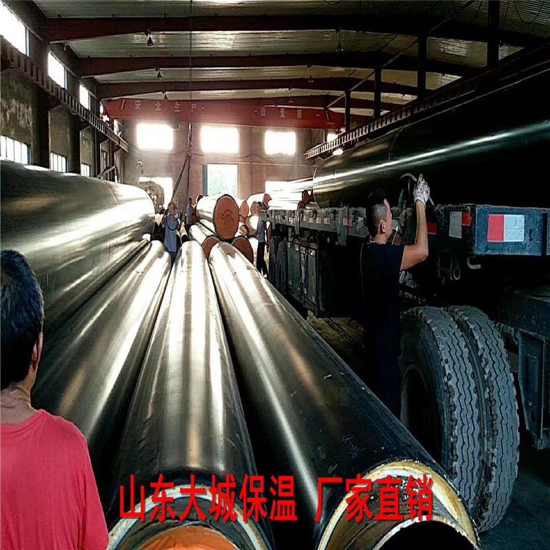 聚氨酯复合保温管苏州吴中厂家价格、直埋保温钢管销售  山东大城厂家