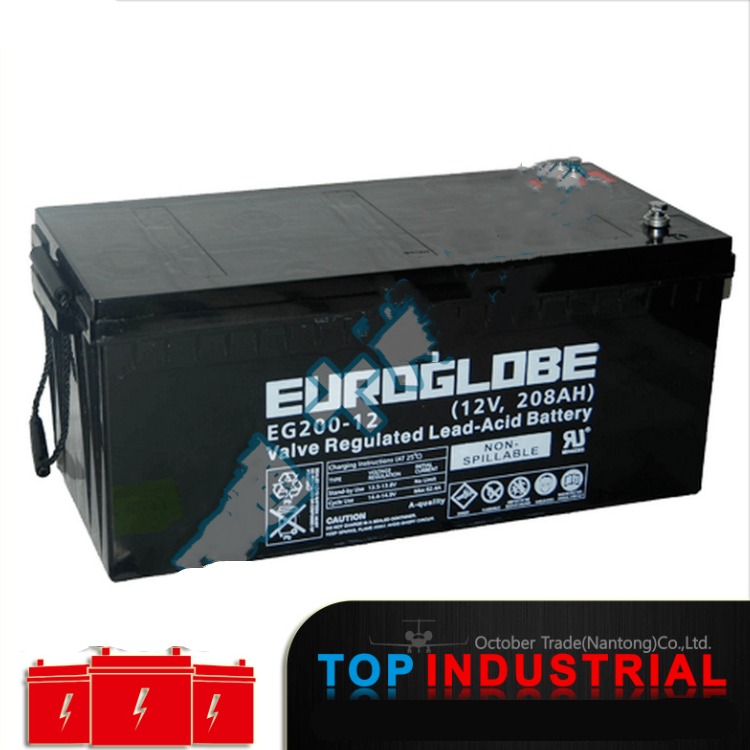 德国EUROGLOBE蓄电池EG100-12船舶信号灯UPS EPS应急电源12V100AH