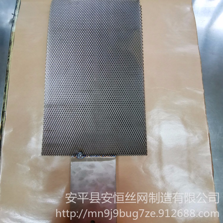 太阳能电池钛网 5x10mm孔径电极钛板网 1mm厚钛板拉伸网