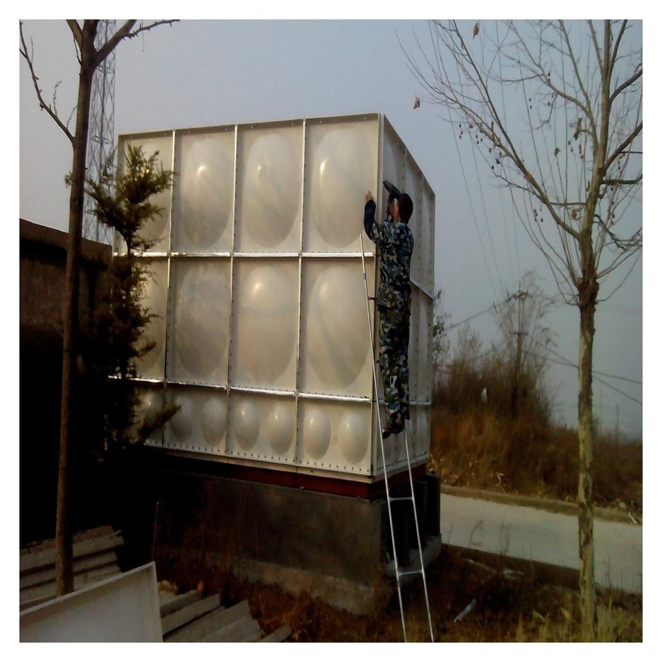 200立整体式水箱 霈凯 玻璃钢长方形水箱厂家