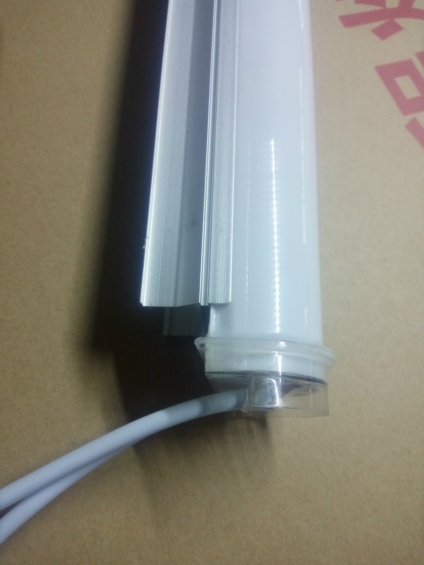 半透明单色轮廓灯 防水LED护栏灯 led数码管护栏管 铝座数码管示例图8