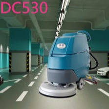 汕尾电瓶式清洗机 LB-DC530手推式洗地机 柳宝智能擦地机 广东商用电动拖地机