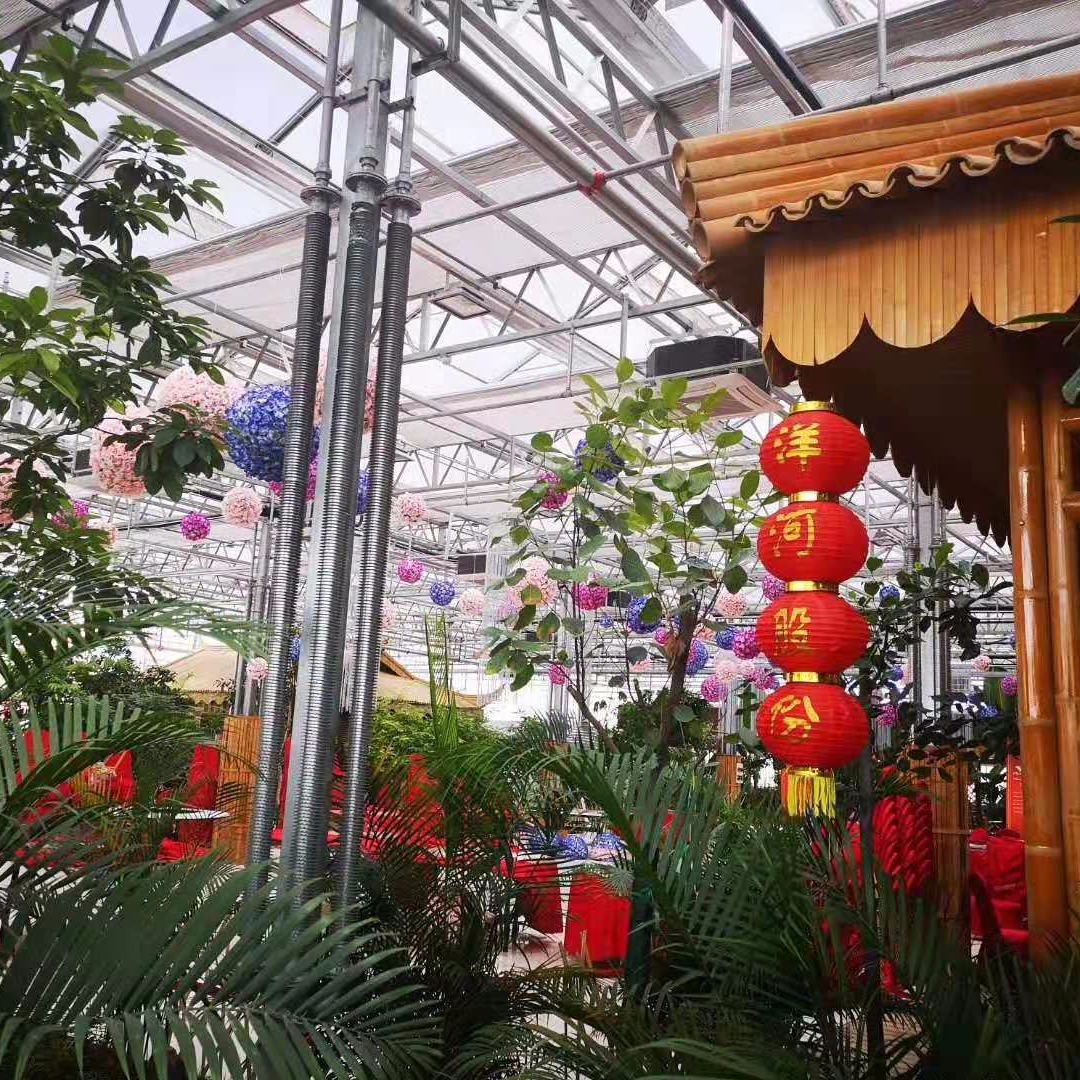 潍坊建达温室 专业承接玻璃温室 玻璃大棚建设 农业产业园 玻璃生态餐厅