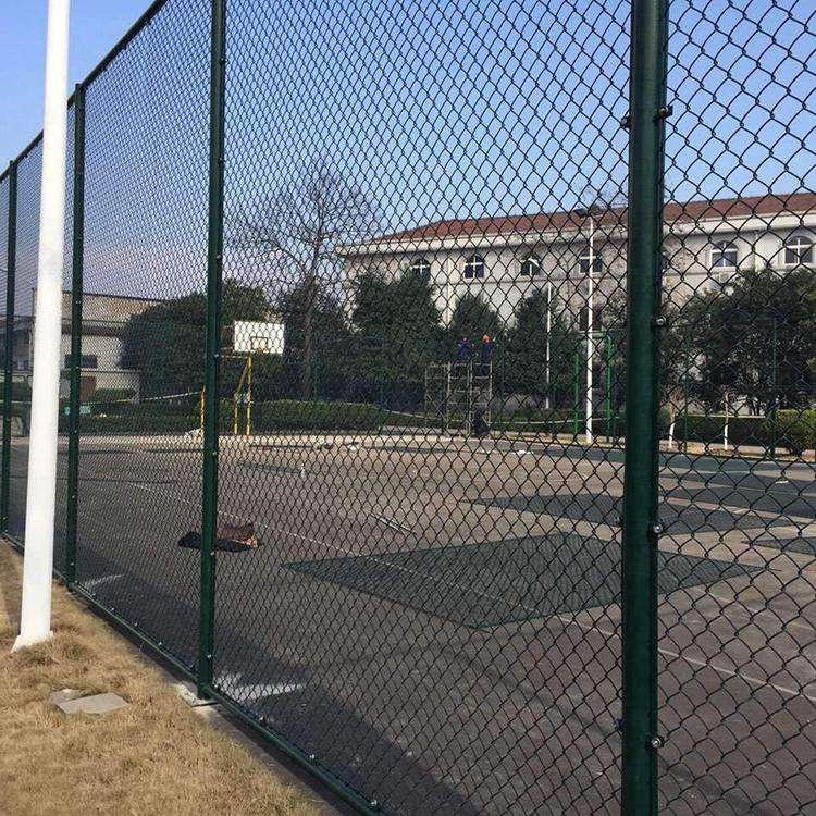 榆林篮球场钢丝围网样式  包塑镀锌丝篮球场围网  迅鹰羽毛球场围网定制厂家