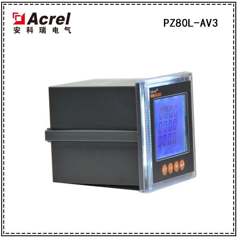 安科瑞PZ80L-AV3交流检测仪表,LED显示