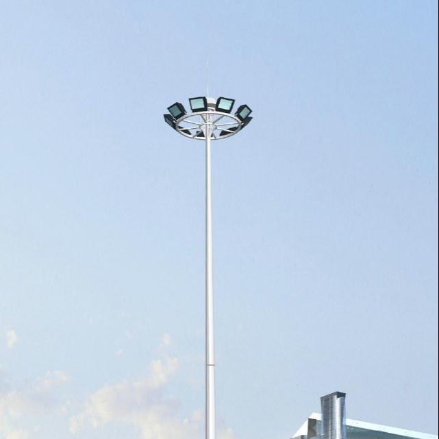 乾旭照明厂家定制升降式高杆灯 15米25米广场操场户外大型集成LED高杆灯 LED高杆灯厂家