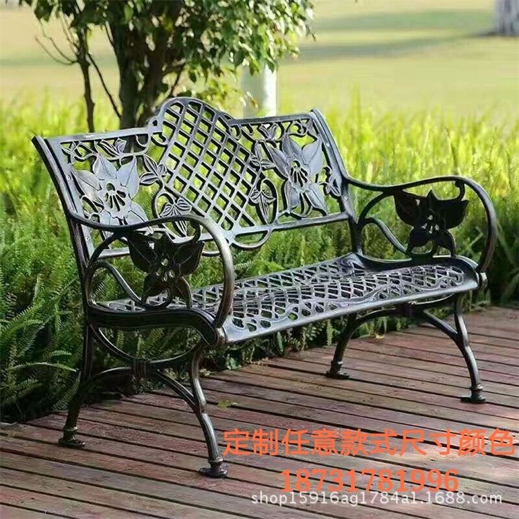 铸铁椅腿铸铝椅脚各种公园椅配件椅条公园椅腿公园椅椅架示例图12