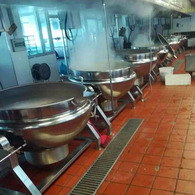衡石餐厅炒菜熬汤电煮锅全自动蒸汽夹层锅价格图片