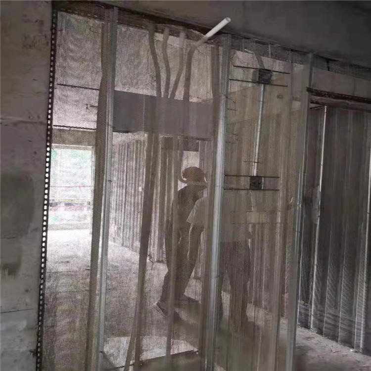 迅鹰钢板网新型建筑材料  中空钢板网对扣   武汉市房屋水泥内隔墙