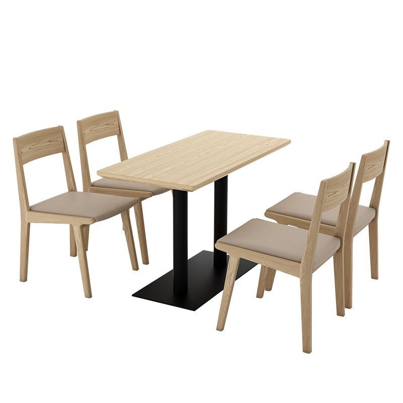 实木 快餐桌椅 尚邑家具 KCZY-05 餐厅实木桌椅