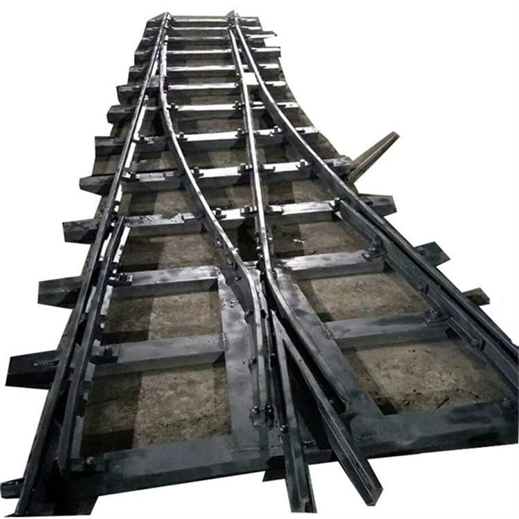 煤矿道岔 单开道岔 对称道岔 P43地铁盾构用钢板道岔 林州正华厂家