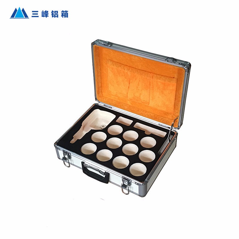 陕西三峰厂家供应 铝合金仪器箱 仪器仪表 减震铝箱 铝包装箱可订制、印标志