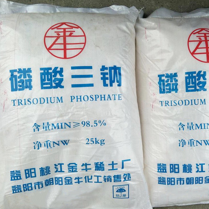 金牛磷酸三钠   河南郑州磷酸三钠  厂家直销  98.5%工业级磷酸钠 25Kg