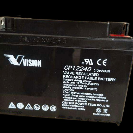 威神蓄电池CP12240铅酸性免维护电池威神12V24AH 储能应急电池