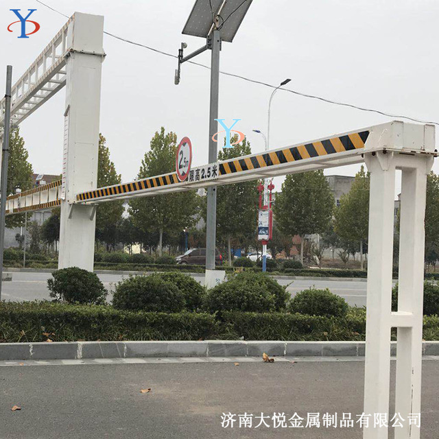 河南郑州 限高龙门架 西东升降限高杆 大 悦金属制造 限高架