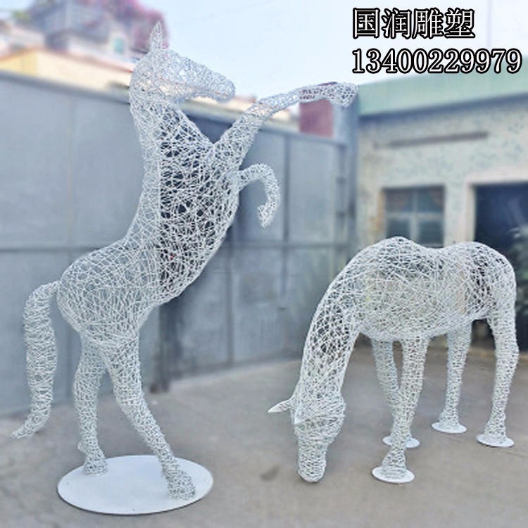 不锈钢雕塑 动物雕塑 镂空雕塑 广场景观雕塑 怪工匠