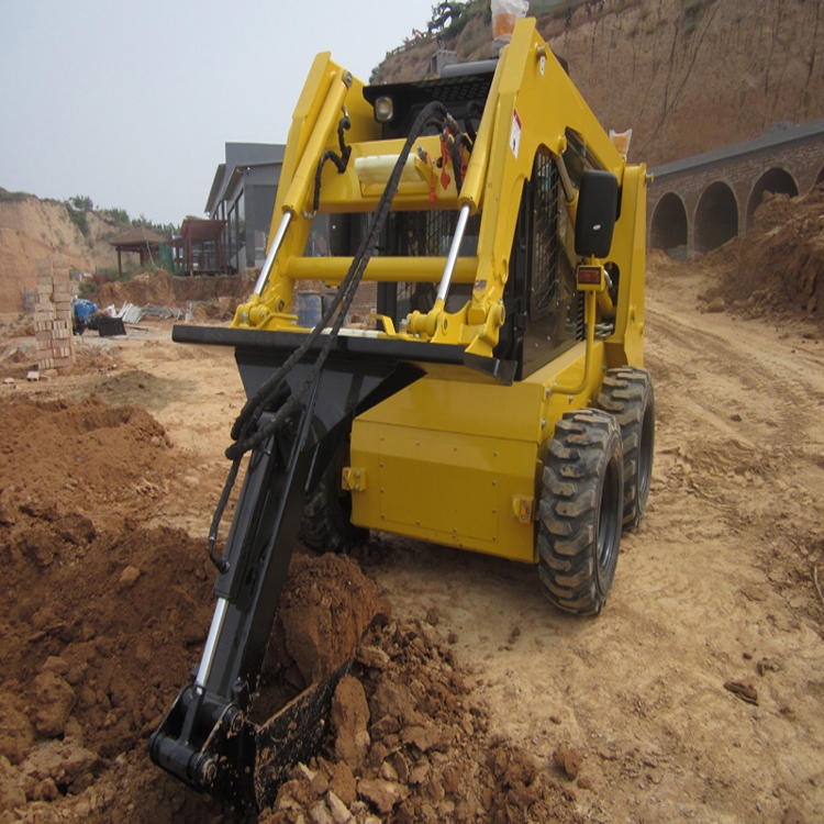 S650滑移装载机挖掘器 小型装载机挖掘器 多功能挖掘器 单臂挖 双臂挖