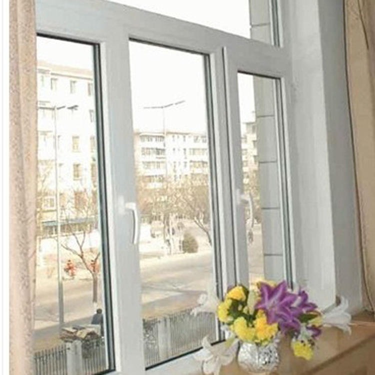加装阳台塑钢门窗 卧室平开窗户 塑钢门窗定制 厂家销售 小区专用窗