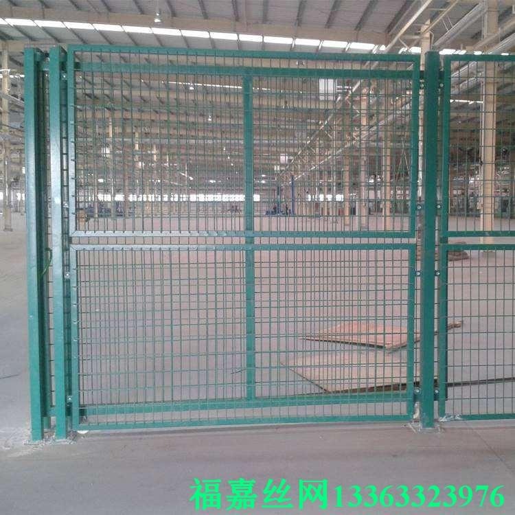 福嘉厂区围栏网设计 组装式车间隔离网 车间隔离网门