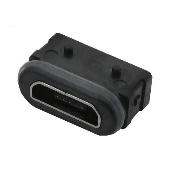 MICRO USB防水母座 IP67 立式 立贴 直插 MICRO防水USB连接器
