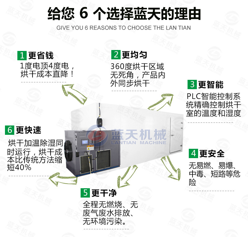 空气能虾片烘干机 五彩虾片箱式烘干房 虾条虾卷烘干设备厂家直销示例图6